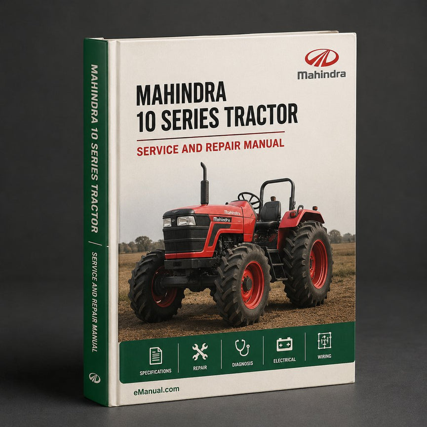 Mahindra 10 Series Tractor Complete Workshop Service Repair Manual PDF