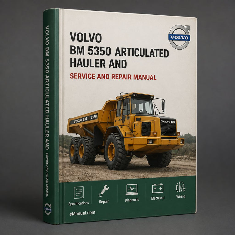VOLVO BM 5350 ARTICULATED HAULER Service And Repair Manual PDF