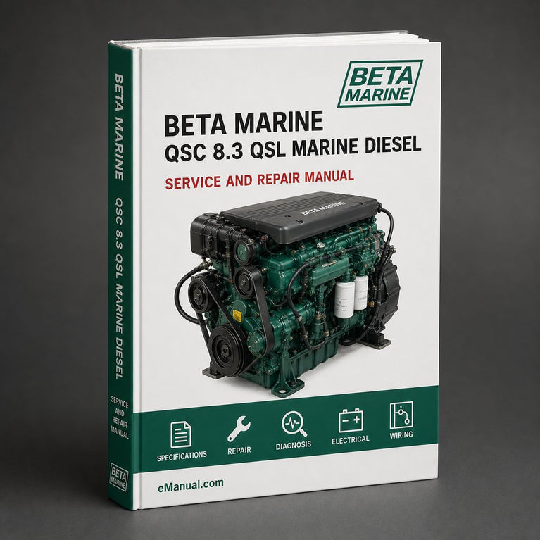 QSC 8.3 QSL 9 Marine DIESEL Engine Service Repair Manual PDF
