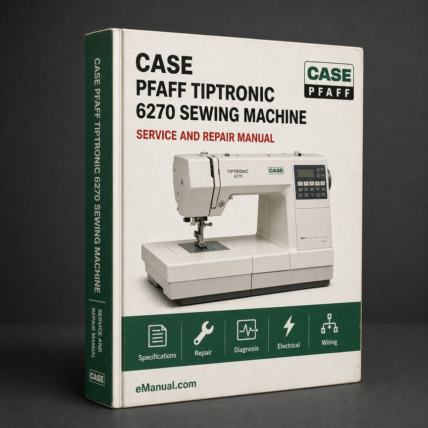 Pfaff tiptronic 6270 sewing machine instruction Manual PDF
