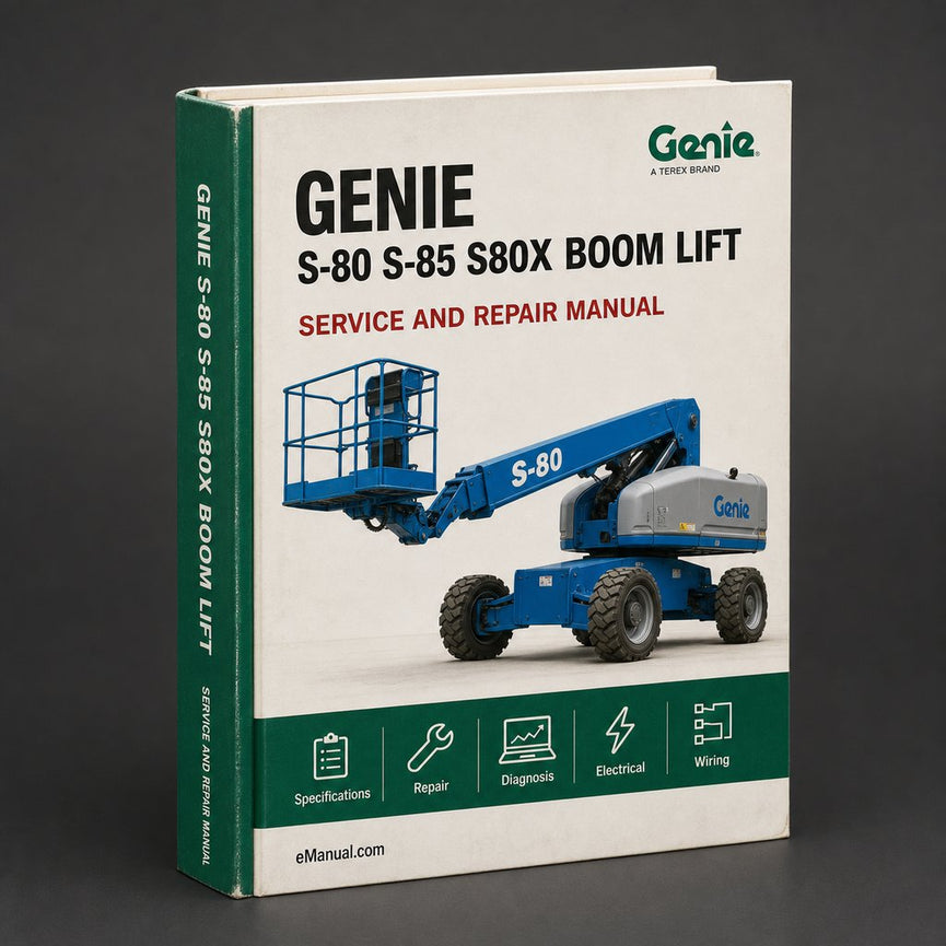 GENIE S-80 S-85 S80X BOOM Lift Workshop Service Manual PDF