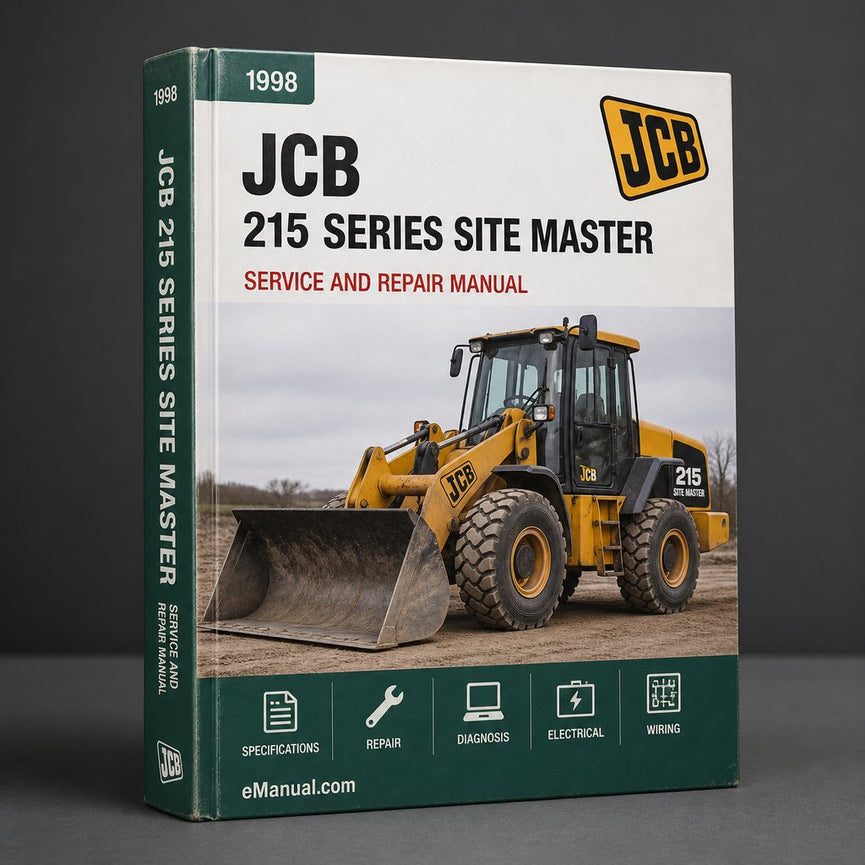1998 JCB 215 Series 3 Site Master Workshop Manual PDF