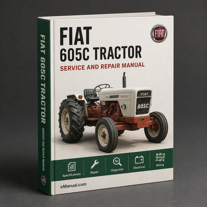 Fiat 605C Service Parts Catalog Tractor Manual PDF