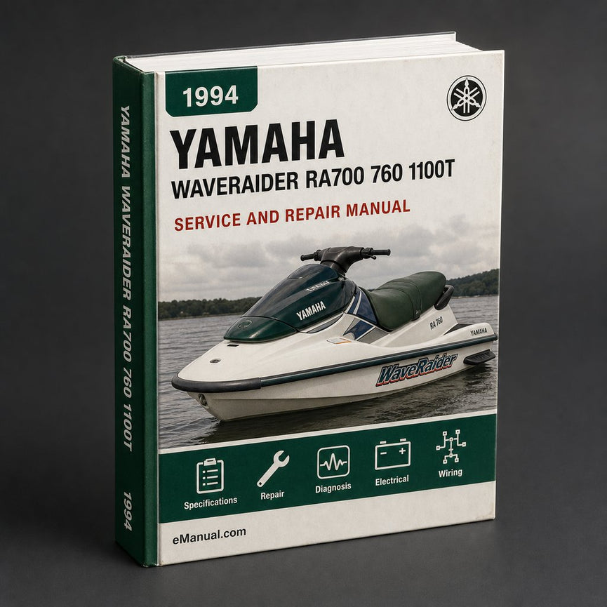 Yamaha WaveRaider RA700 760 1100T 1994 1995 1996 1997 Factory Workshop Service Manual PDF