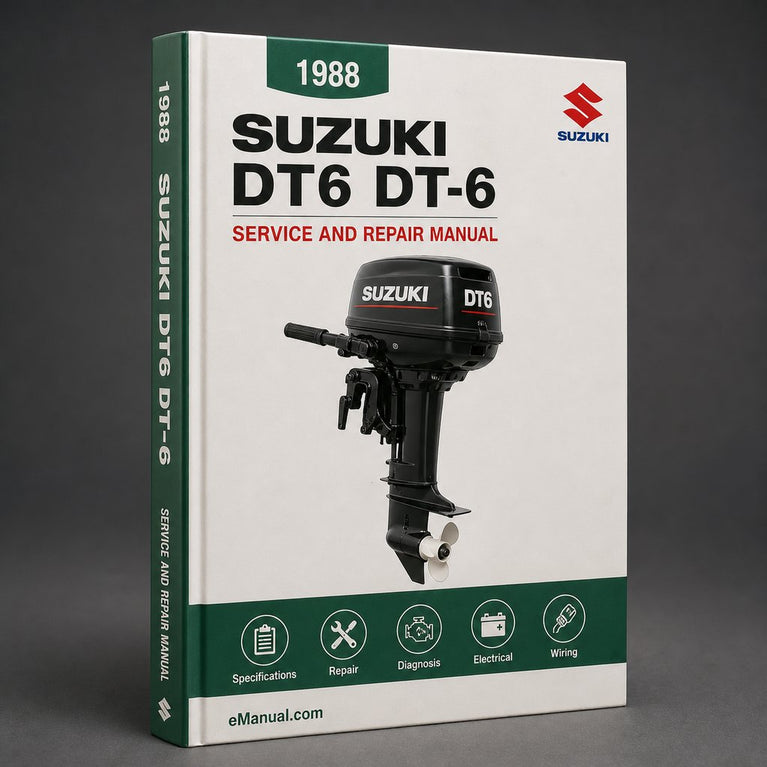 Suzuki DT6 DT-6 1988-1997 Workshop Repair Service Manual PDF