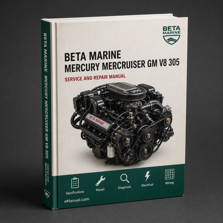 Mercury Mercruiser GM V8 305 CID 5.0L 350 CID 5.7L Marine Engine Complete Workshop Service Repair Manual 1998 1999 2000 2001 2002 2003 2004 2005 2006 PDF