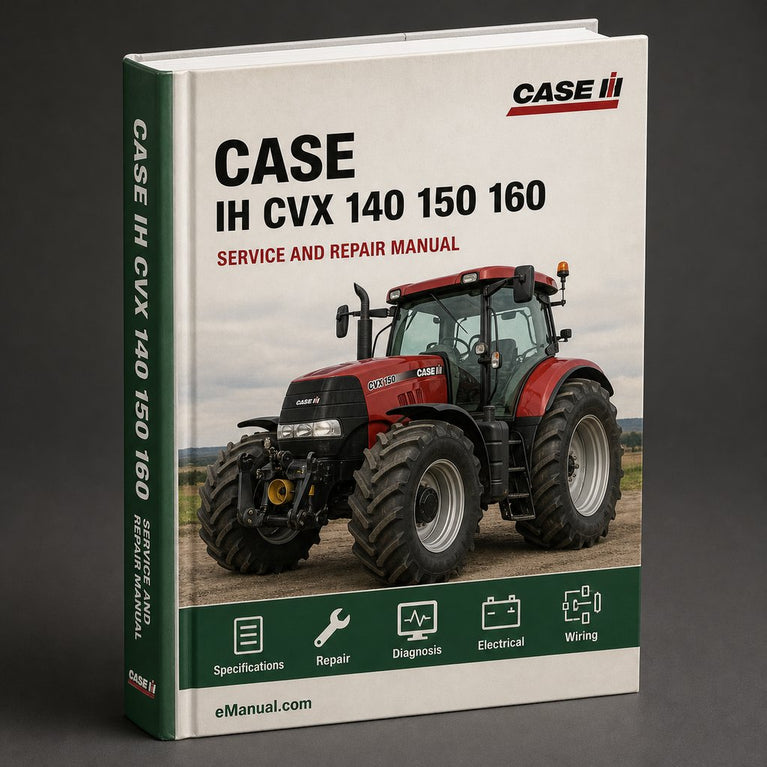 Case IH CVX 140 150 160 175 195 Service Manual. PDF