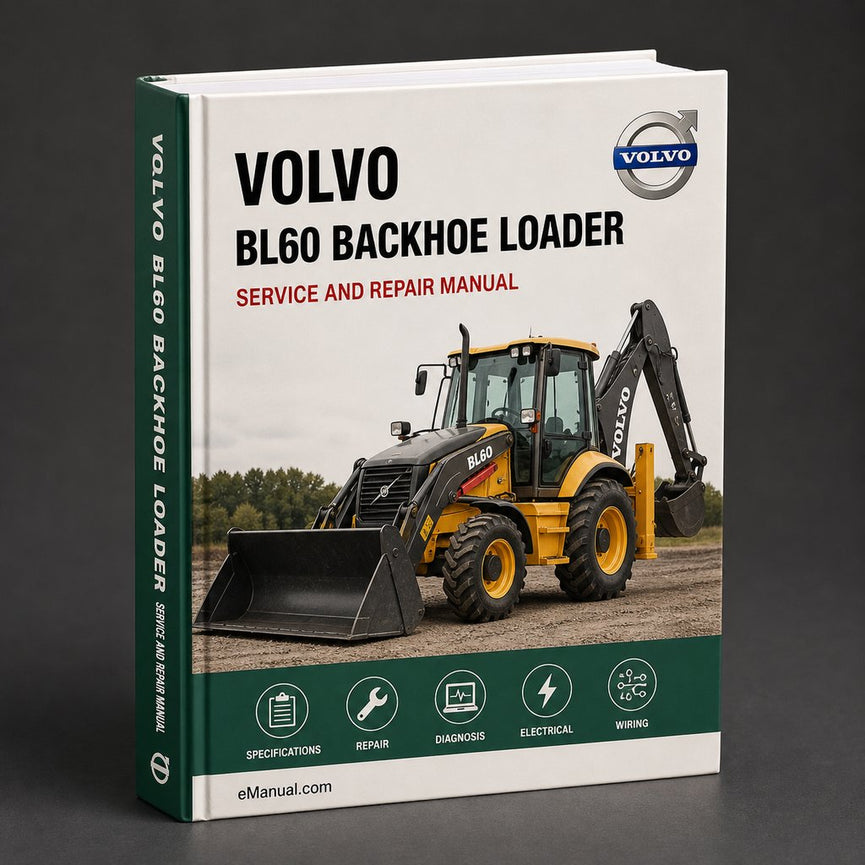 Volvo BL60 Backhoe Loader Service Repair Workshop Manual PDF
