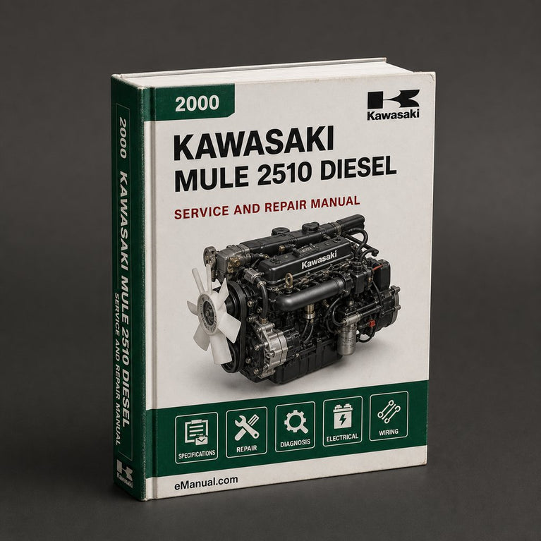 KAWASAKI MULE 2510 DIESEL 2000 Service Manual PDF