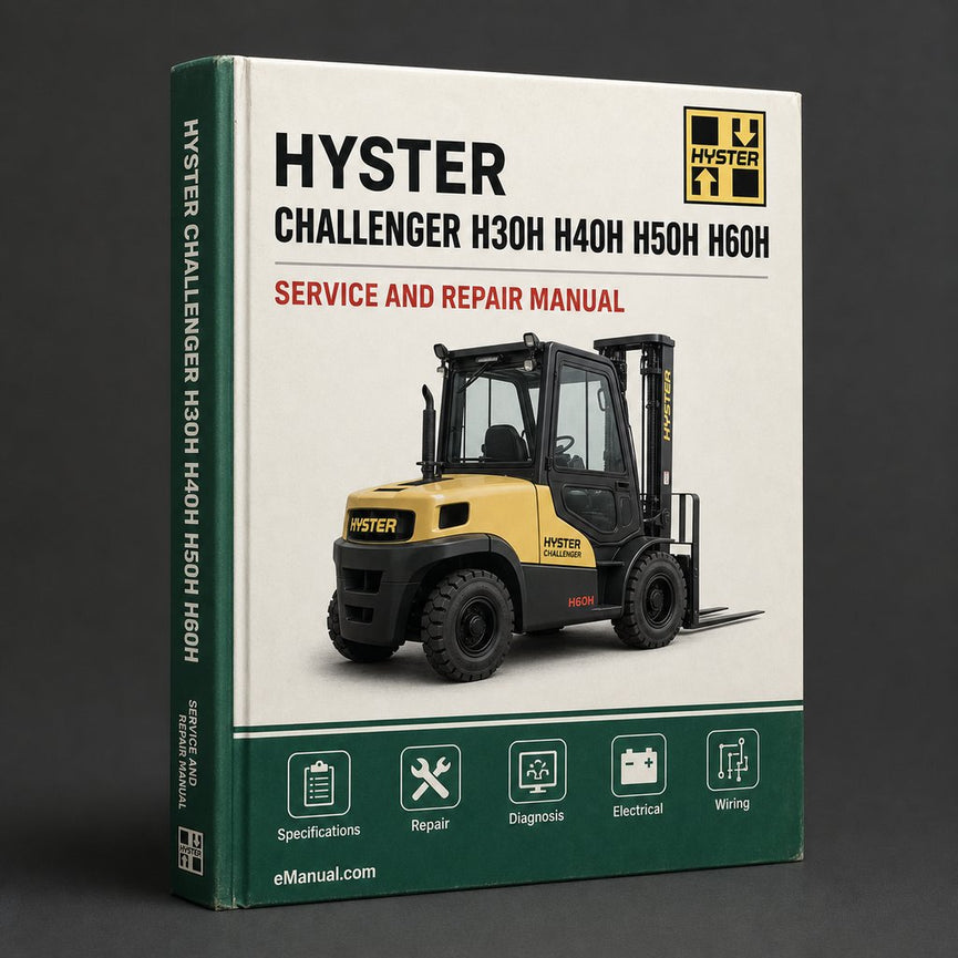 Hyster Challenger H30H H40H H50H H60H (D003) Forklift Trucks Parts Manual PDF
