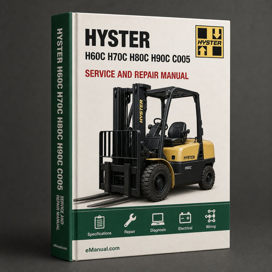 Hyster H60C H70C H80C H90C (C005) Forklift Trucks Service Repair Manual PDF