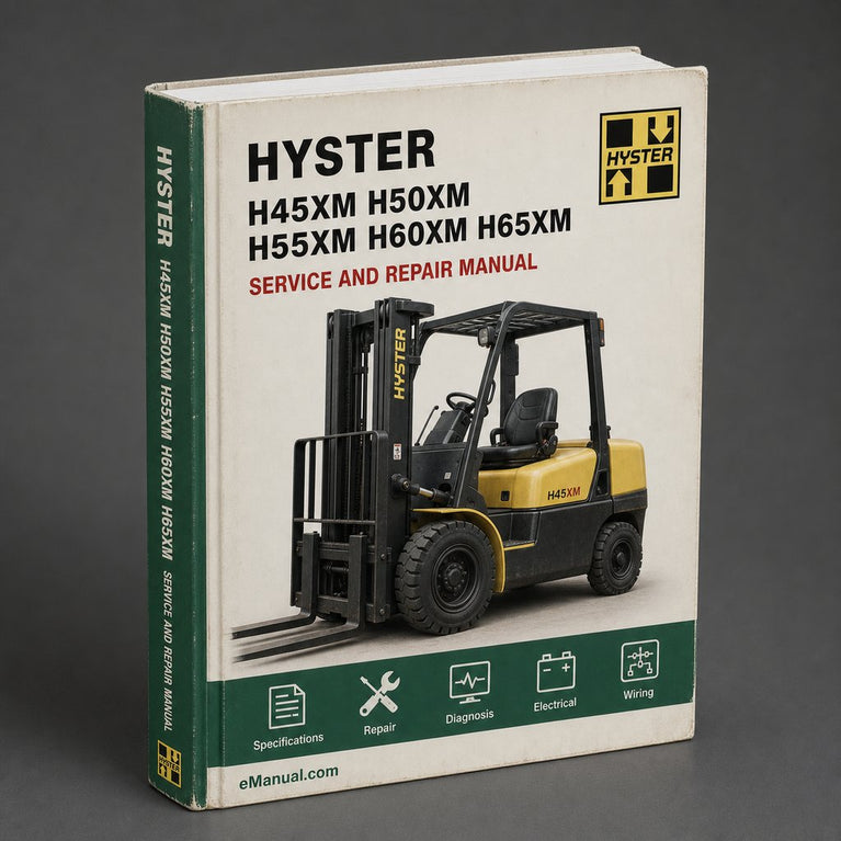 Hyster H45XM H50XM H55XM H60XM H65XM (H177) Forklift Trucks Service Repair Manual PDF