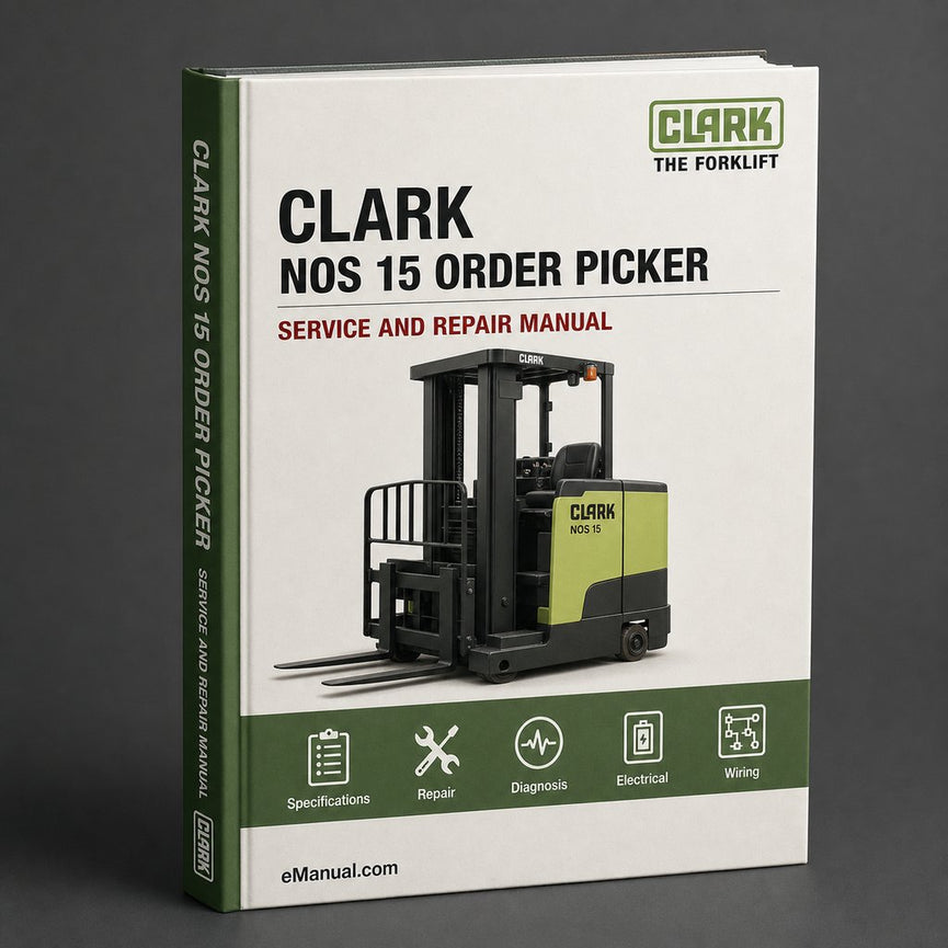 Clark NOS 15 Order Picker Service Repair Manual PDF