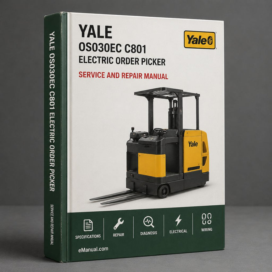 Yale OS030EC (C801) Electric Order Picker Parts Manual PDF