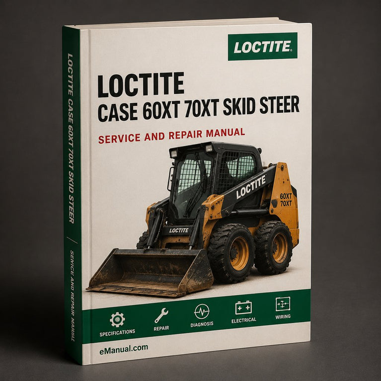 Case 60XT & 70XT Skid Steer Service Repair Manual - Improved - PDF