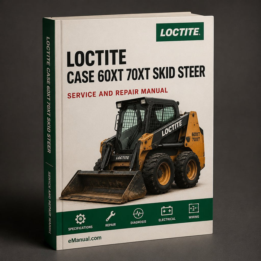 Case 60XT & 70XT Skid Steer Service Repair Manual - Improved - PDF