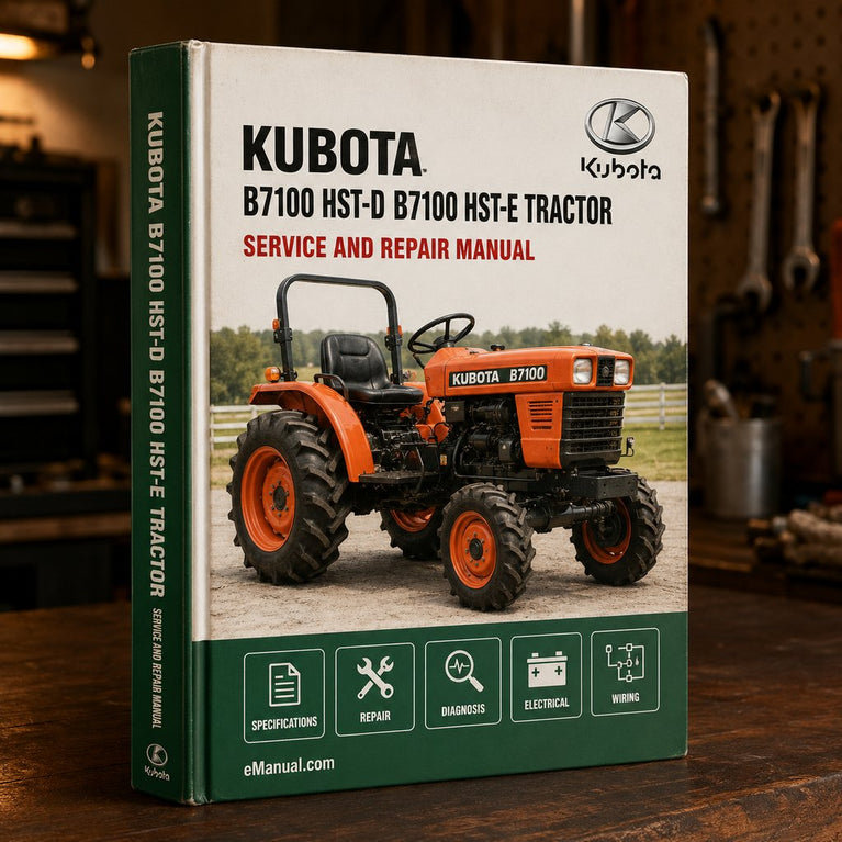 * KUBOTA B7100 HST-D B7100 HST-E Tractor Parts Manual - ILLUSTRATED MASTER Parts List Manual - KUBOTA B7100 HST-D B7100 HST-E B7100 HST D B7100 HST E - PDF