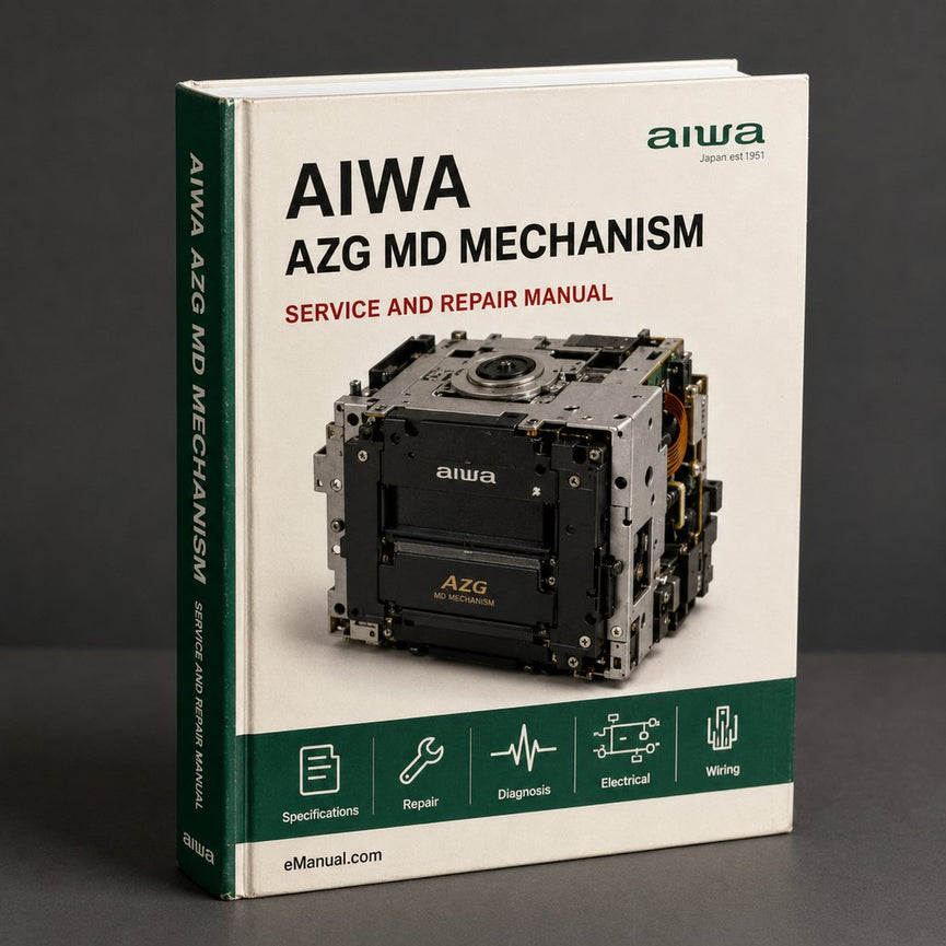 Aiwa AZG Y MD Mechanism Service Repair Workshop Manual PDF