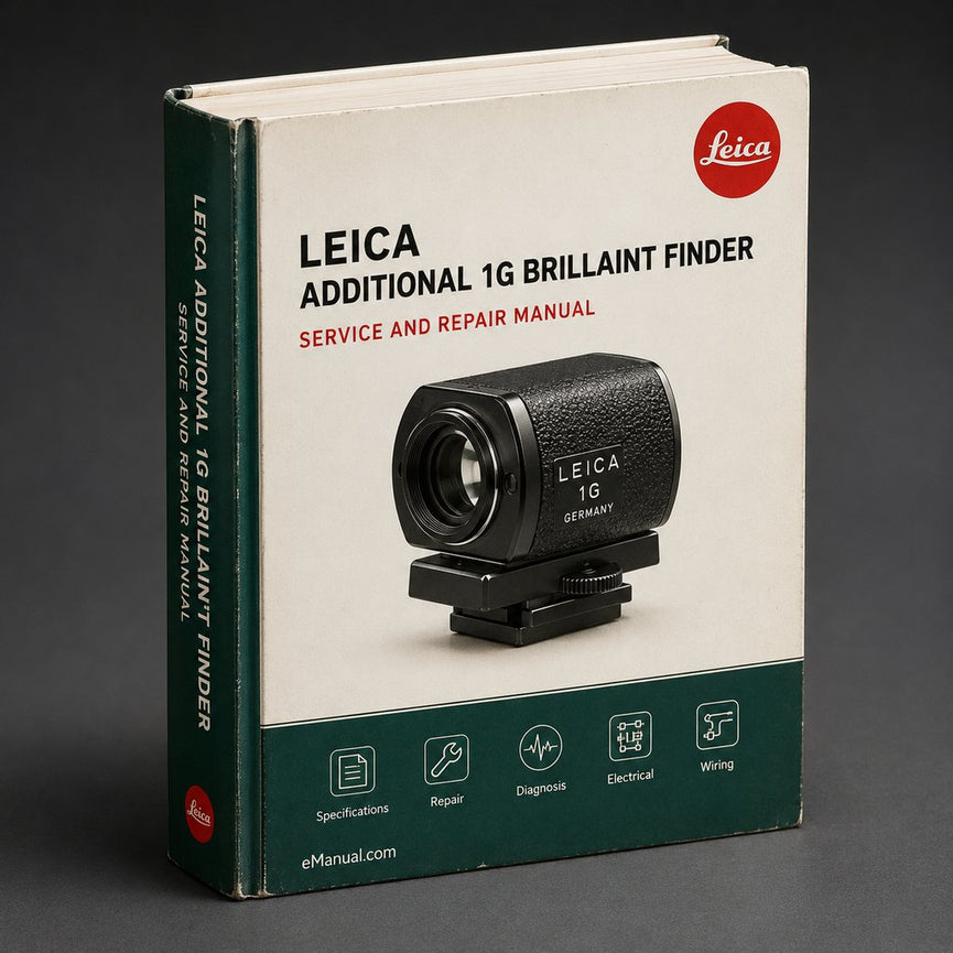 Additional Leica 1G Brillaint Finder Service Repair Workshop Manual PDF
