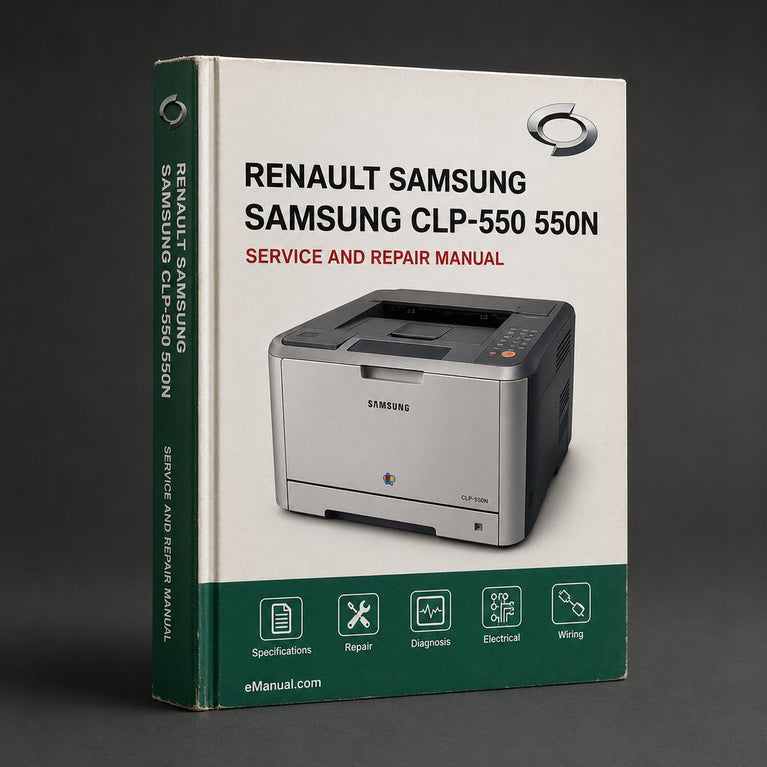 Samsung CLP-550 550N Service Repair Workshop Manual PDF