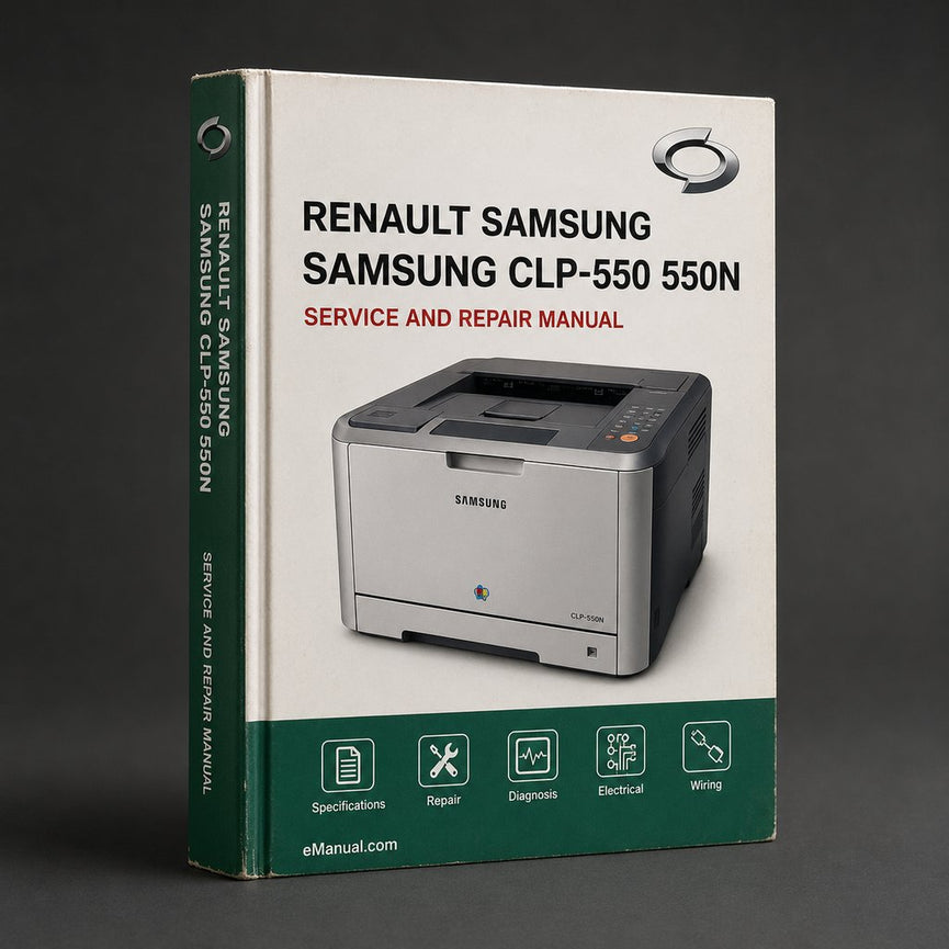 Samsung CLP-550 550N Service Repair Workshop Manual PDF
