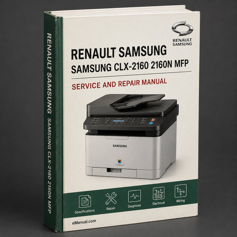 Samsung CLX-2160 2160N MFP Service Repair Workshop Manual PDF