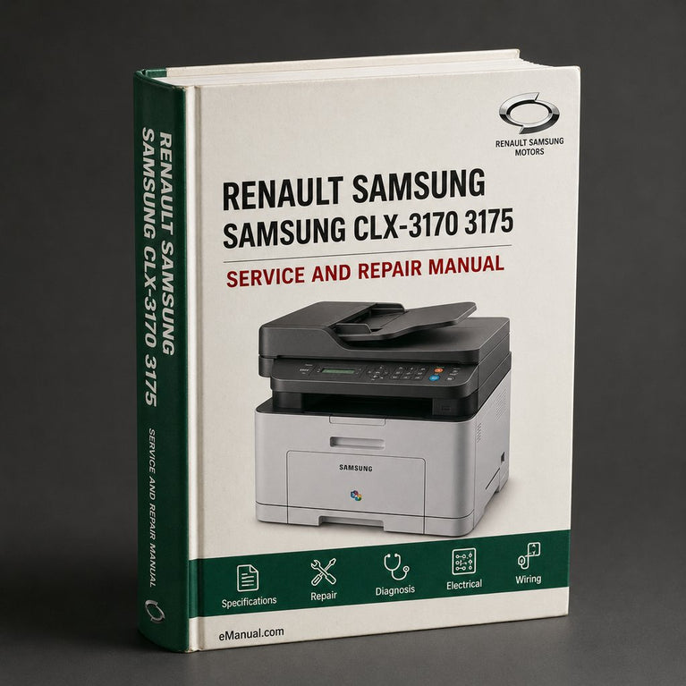 Samsung CLX-3170 3175 Service Repair Workshop Manual PDF