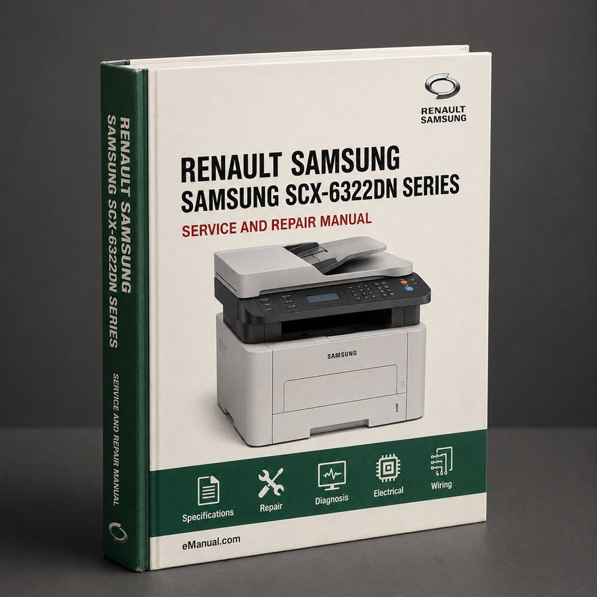 Samsung Scx-6322dn Series Service Repair Workshop Manual PDF