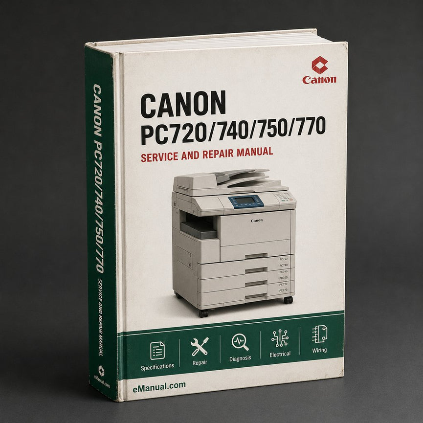 Canon Pc720/740/750/770 Parts Catalog PDF