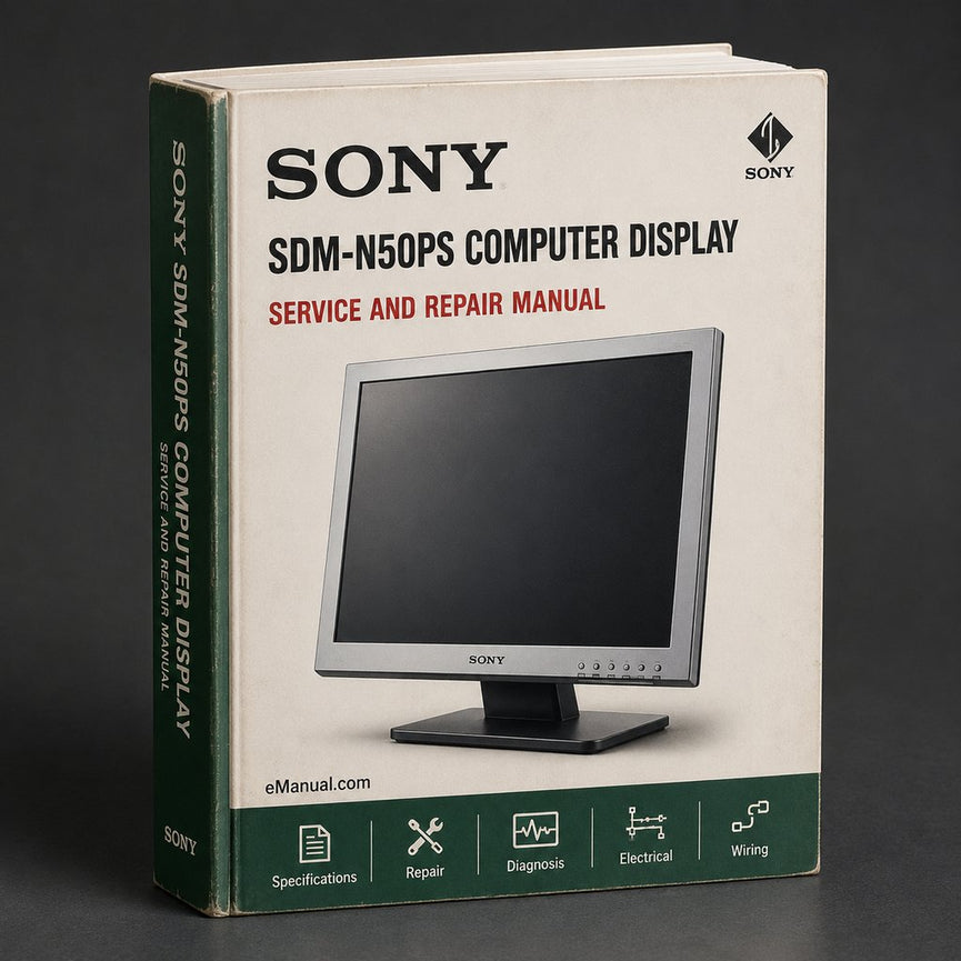 Sony SDM-N50PS Computer Display Service Repair Workshop Manual PDF