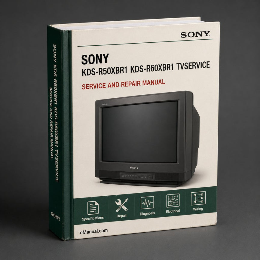 Sony Kds-r50xbr1 Kds-r60xbr1 Tvservice Service Repair Workshop Manual PDF