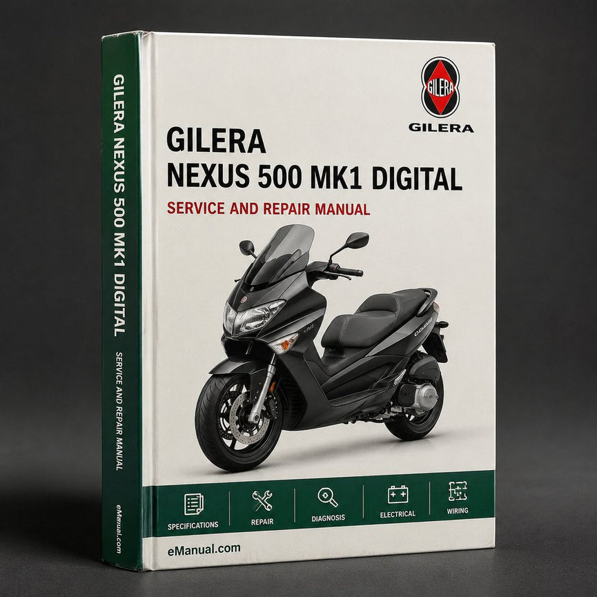 Gilera Nexus 500 MK1 Digital Service Repair Workshop Manual PDF