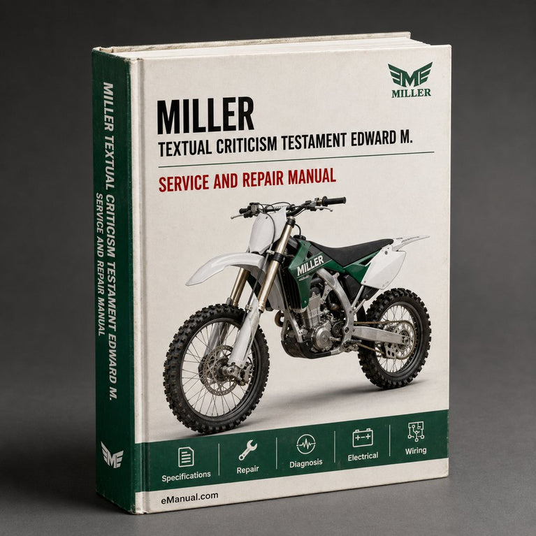 Textual Criticism New Testament - Edward Miller M. Service Repair Workshop Manual PDF