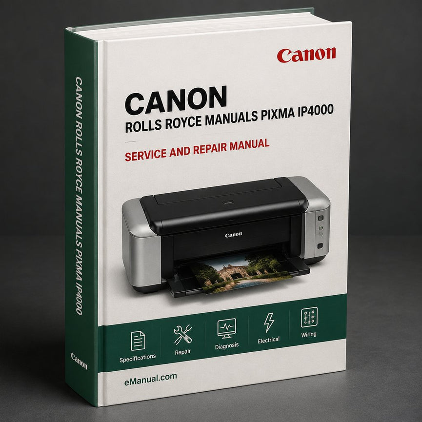 Rolls Royce Parts Manuals Canon Pixma IP4000 IP5000 Best Catalog PDF