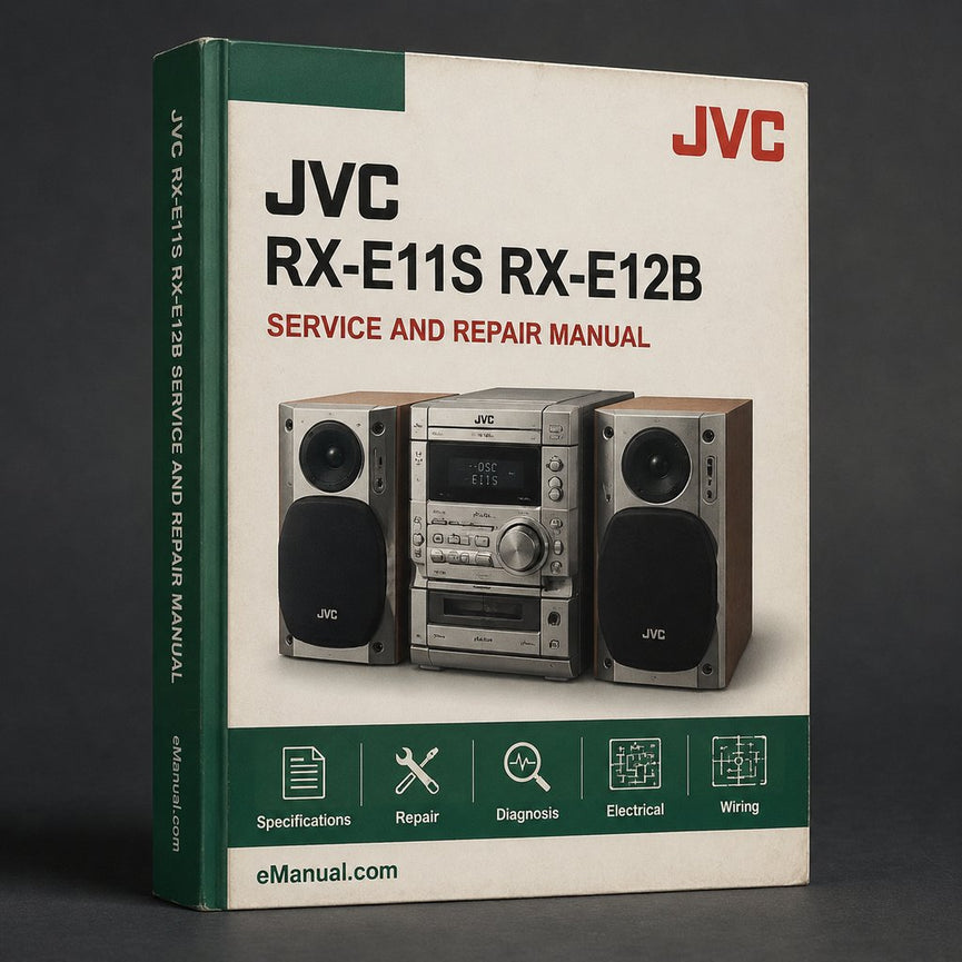 JVC RX-E11S RX-E12B Service Repair Workshop Manual PDF
