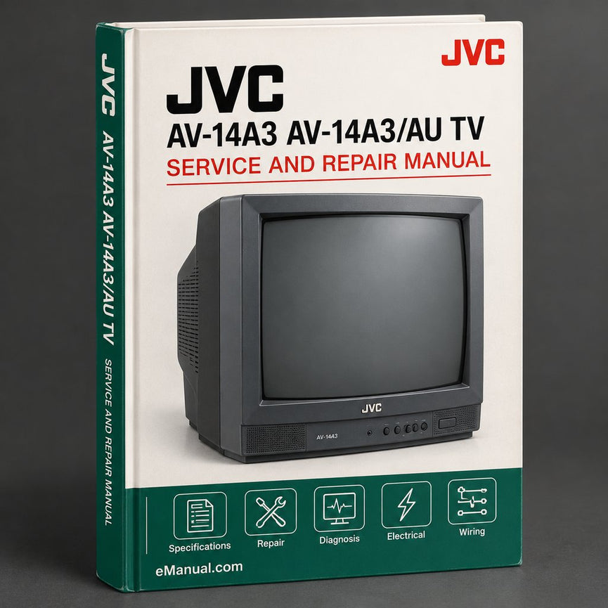 JVC AV-14A3 / Av-14a3/au TV Service Repair Workshop Manual PDF