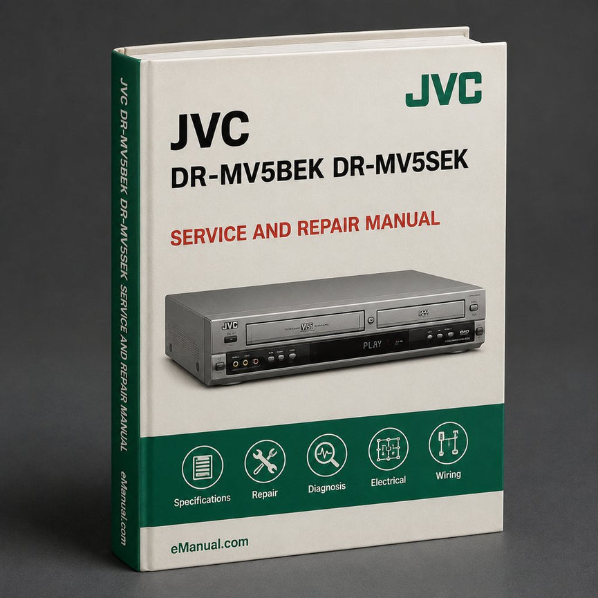 JVC Dr-mv5bek Dr-mv5sek Service Repair Workshop Manual PDF