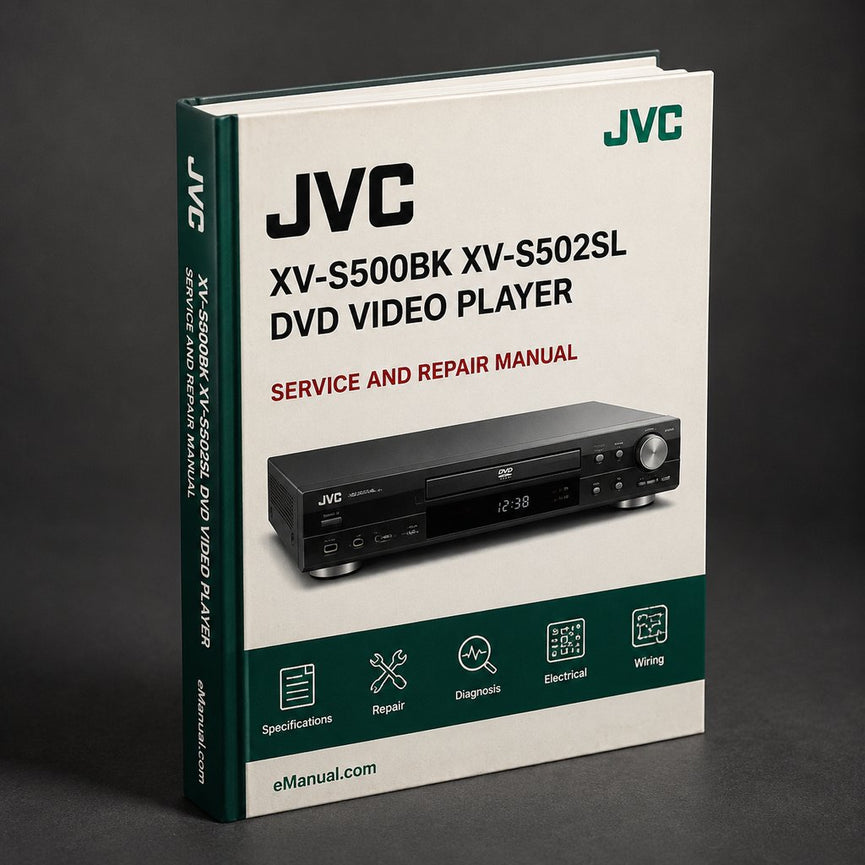 JVC Xv-s500bk / Xv-s502sl DVD Video Player Service Repair Workshop Manual PDF