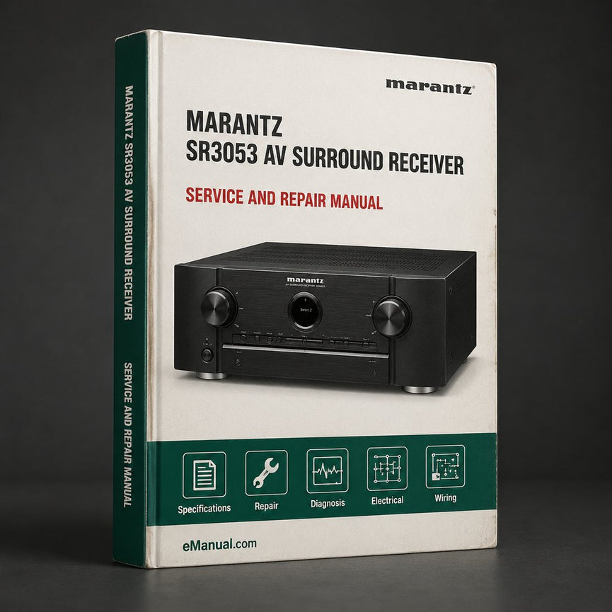 Marantz SR3053 AV Surround Receiver Service Repair Workshop Manual PDF