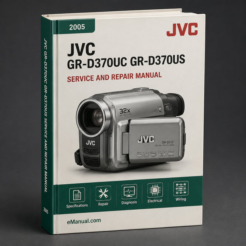 JVC Gr-d370uc Gr-d370us Service Repair Workshop Manual PDF