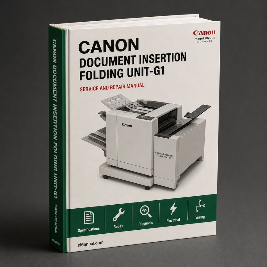 Canon Document Insertion Folding UNIT-G1 Parts Catalog PDF