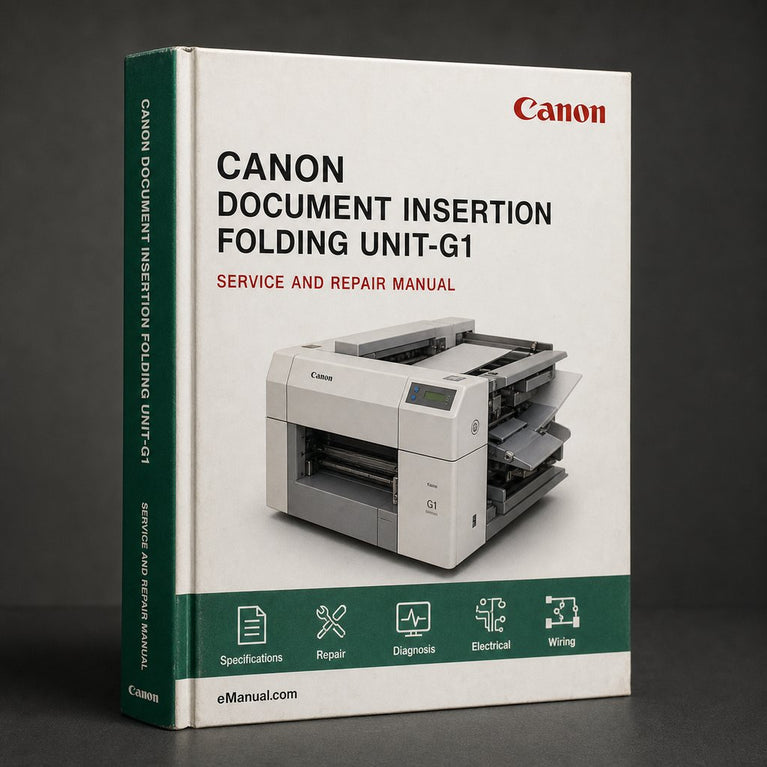 Canon Document Insertion Folding UNIT-G1 Service Repair Workshop Manual PDF