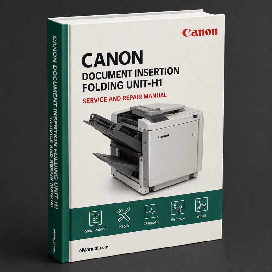 Canon Document Insertion Folding UNIT-H1 Parts Catalog PDF