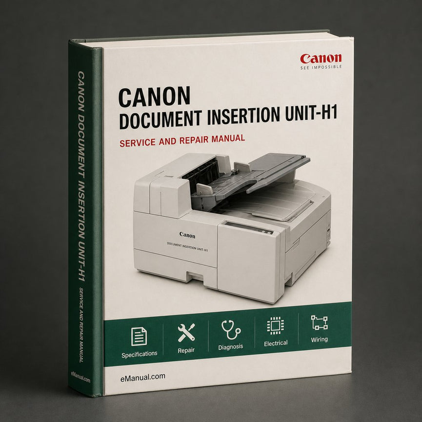 Canon Document Insertion UNIT-H1 Parts Catalog PDF