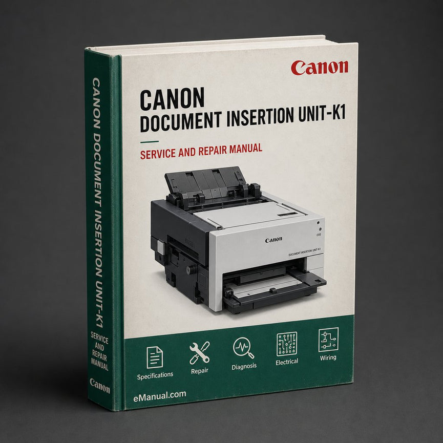 Canon Document Insertion UNIT-K1 Parts Catalog PDF
