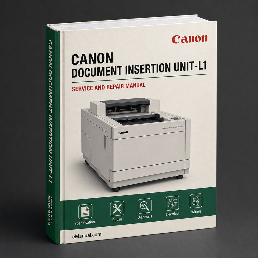 Canon Document Insertion UNIT-L1 Service Repair Workshop Manual PDF