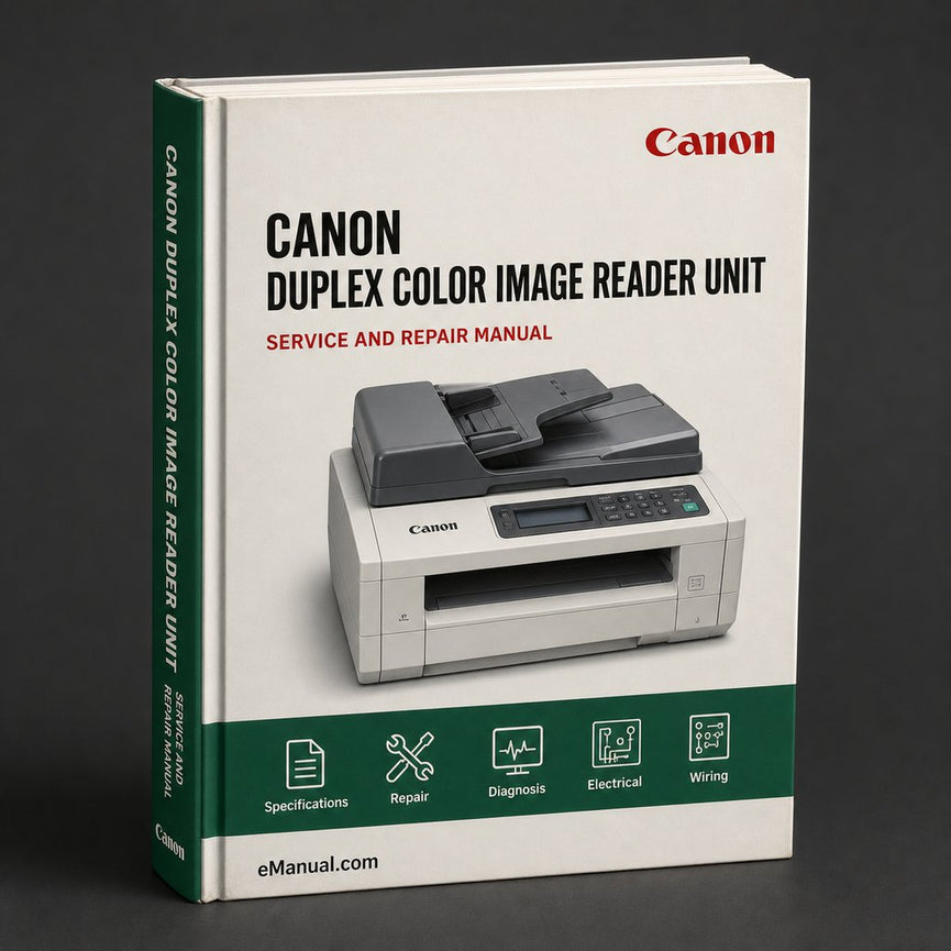 Canon Duplex Color Image Reader Unit B1 Parts Catalog PDF