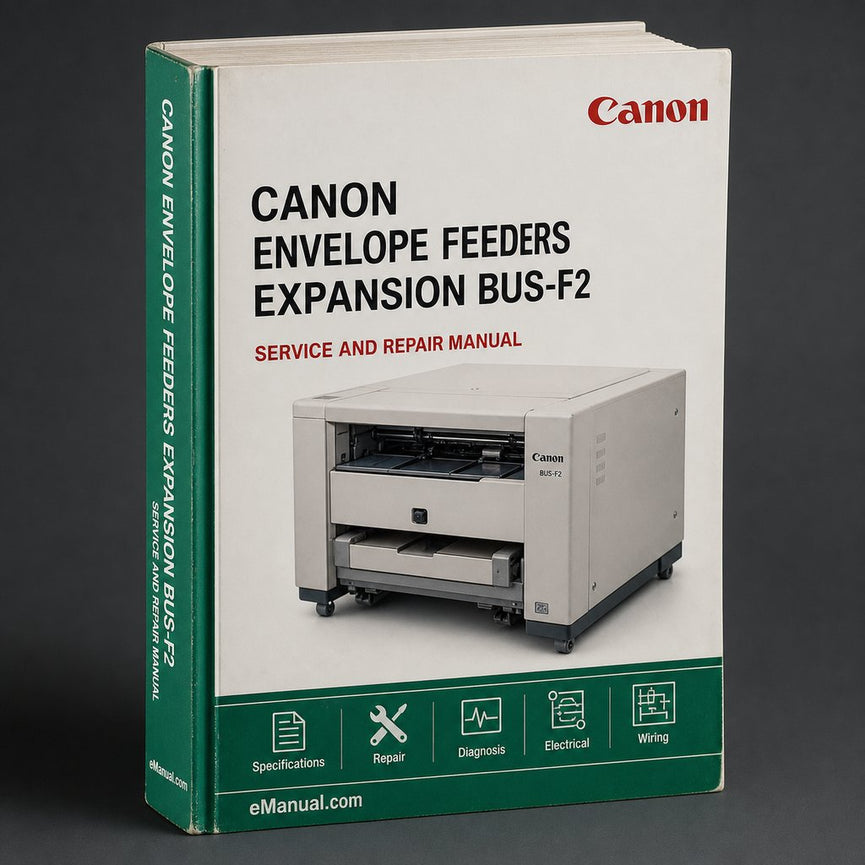 Envelope Feeders Canon Expansion BUS-F2 Parts Catalog PDF