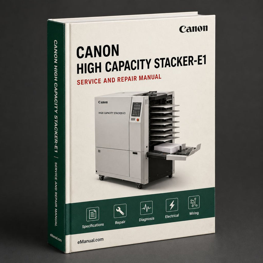 Canon High Capacity Stacker-e1 Parts Catalog PDF