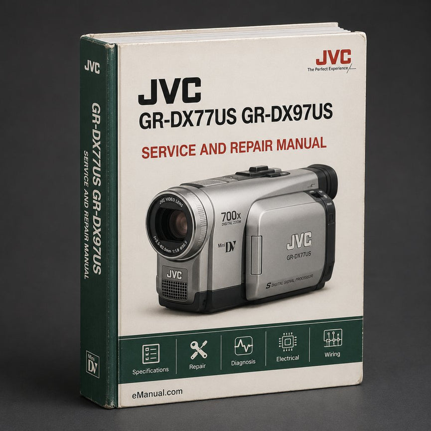JVC Gr-dx77us Gr-dx97us Service Repair Workshop Manual PDF